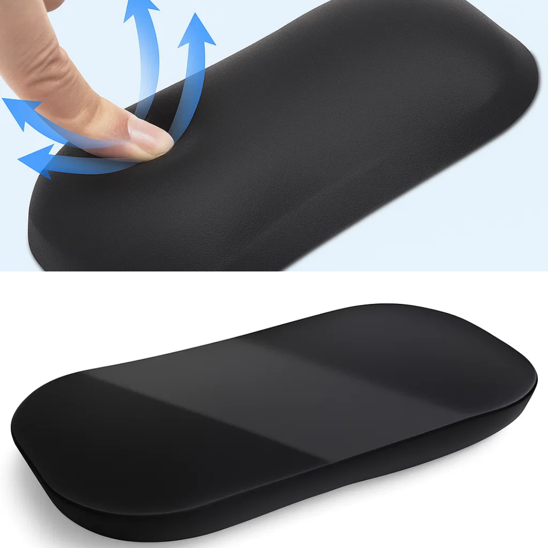 Ergonomisk trykkavlastning – Myk, sklisikker silikonpute – Komfort og smertelindring for kontor og gaming Luvikno