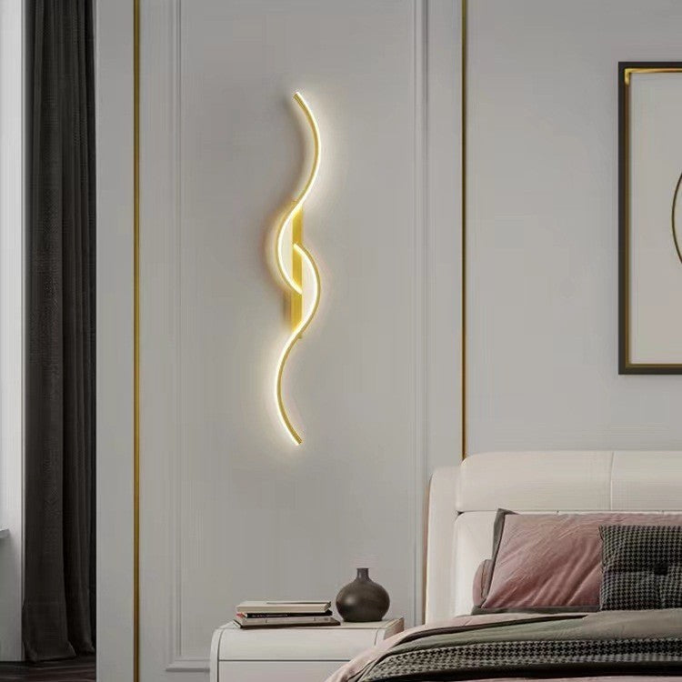 Minimalist Luxury LED Vegglampe - Flere Størrelser, Farger og Dimmealternativer Luvikno