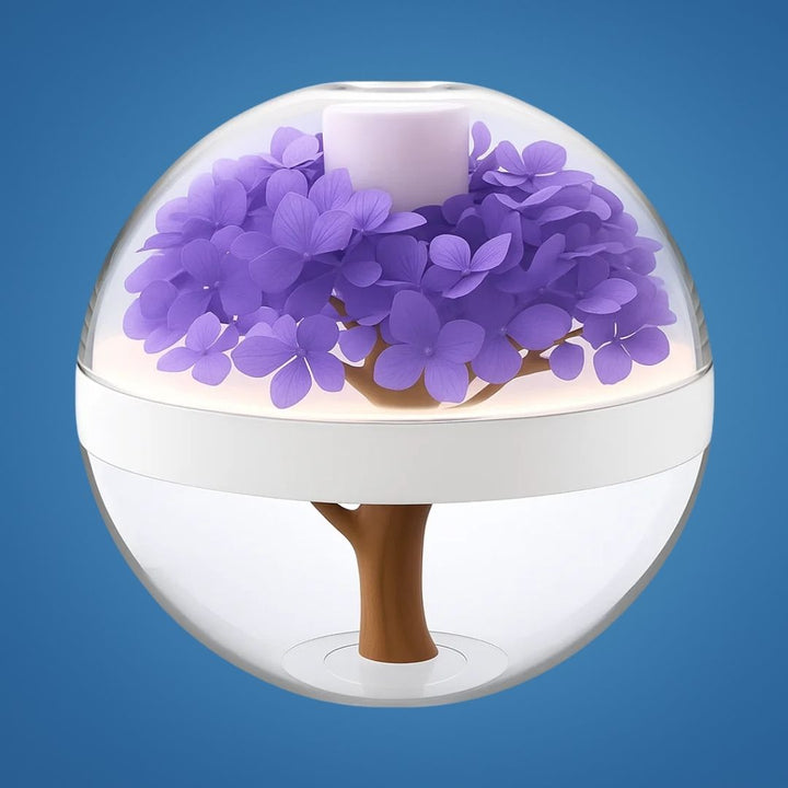 SereniGlow | Essensielle olje diffuser luftfukter – Ultrasonisk kjølig damp – USB-oppladbar – LED nattlys for soverom og barnerom Luvikno