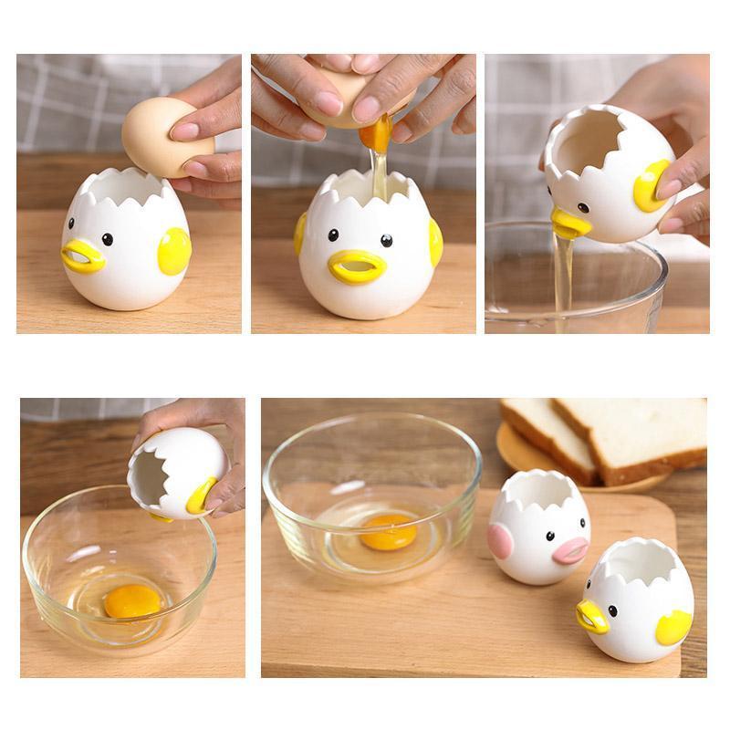 Cartoon Eggeplomme Hvit Separator | Luvikno