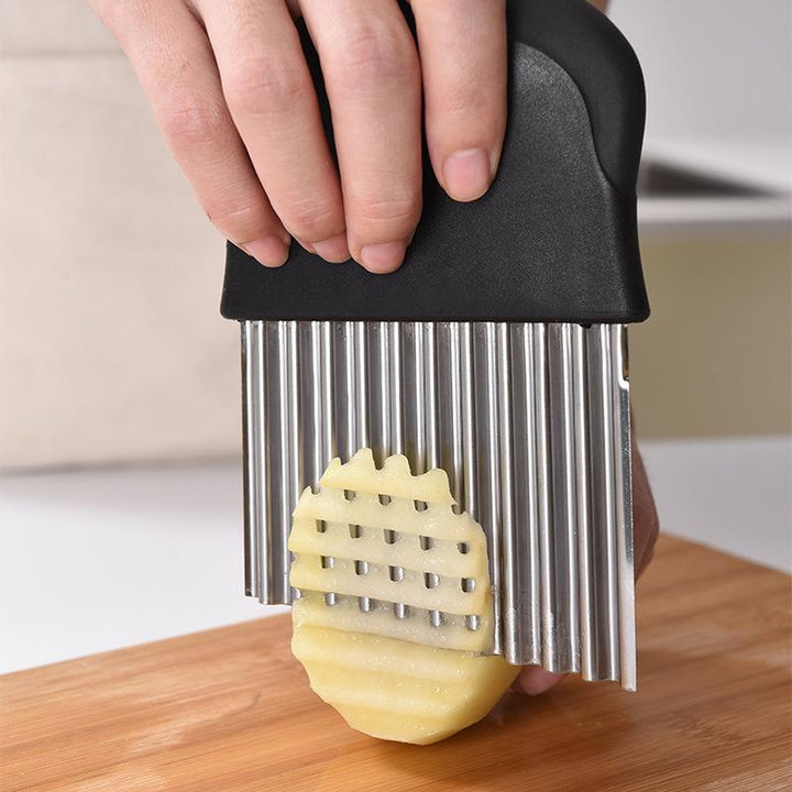Rustfritt Stål Crinkle Chopper | Luvikno