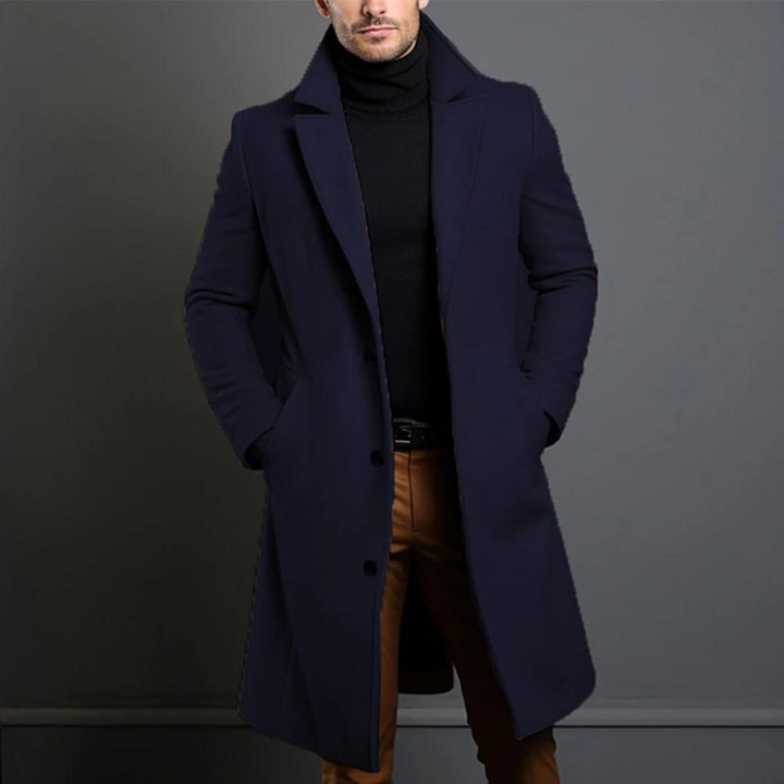 Luvik | Lengre, mer avslappet trenchcoat for menn