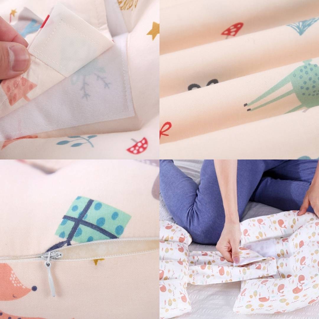 MomEase Comfort Best Graviditetpute | Pute for Gravide - Sove på siden og Postpartum Gjenoppretting - Graviditetssovepute Luvikno