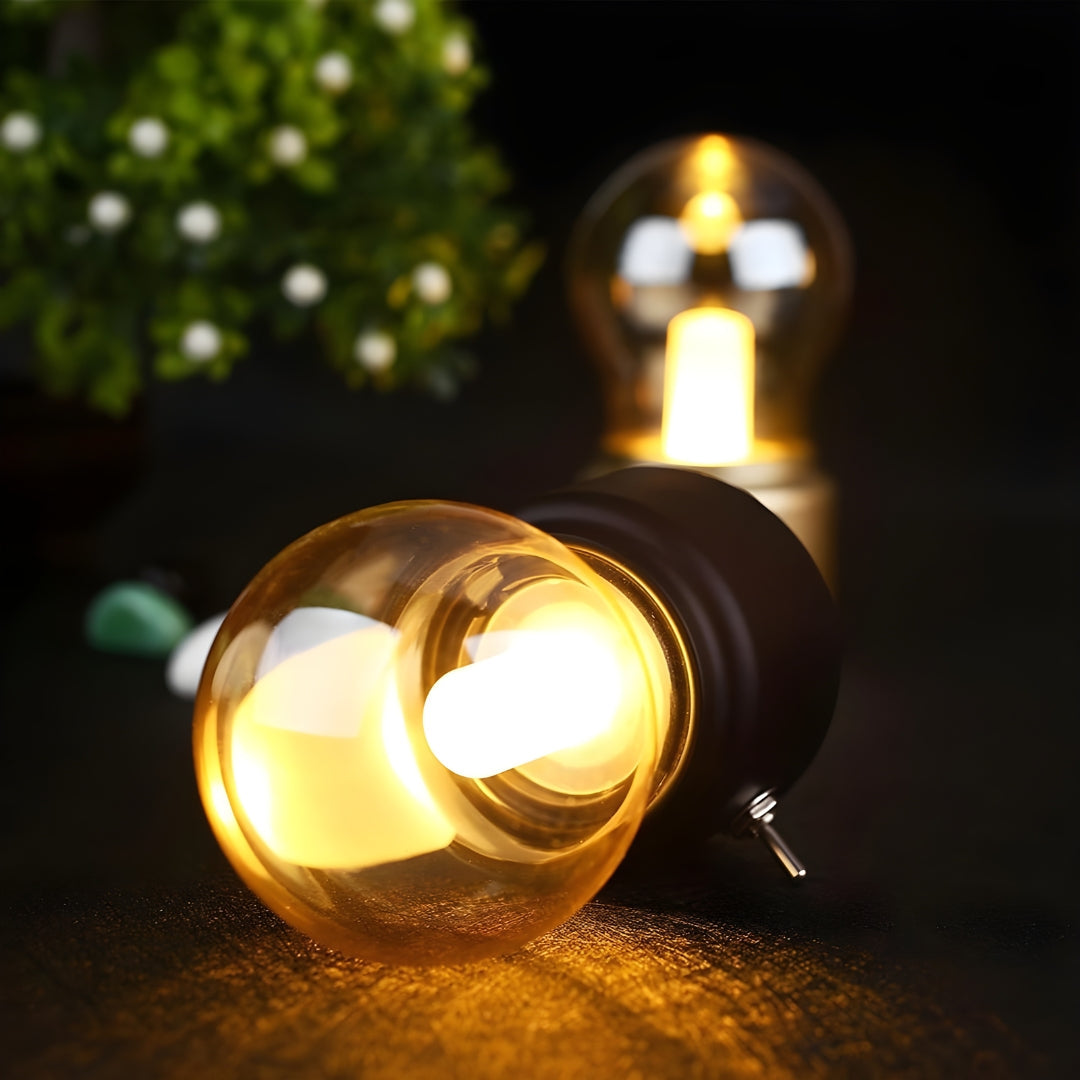 Bærbar Retro Bordlampe - LumiRetro | Luvikno