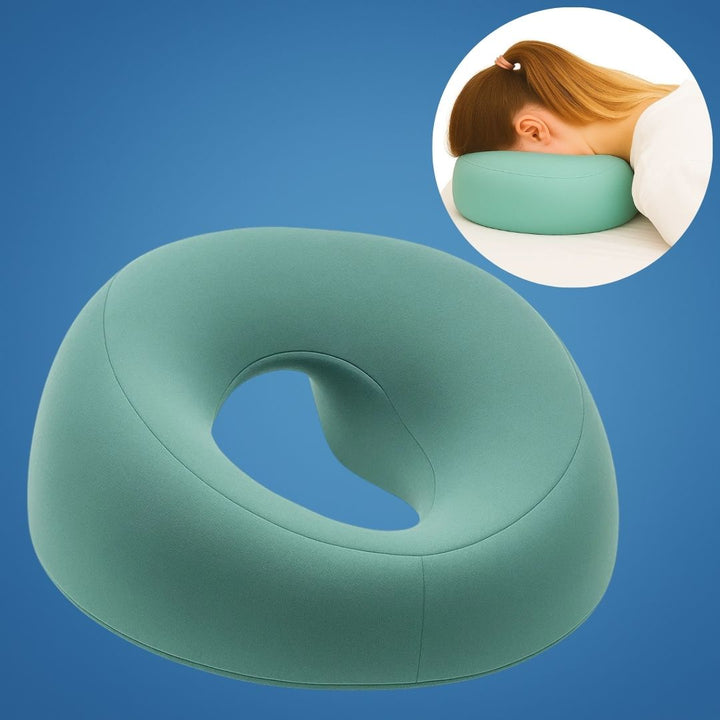 FaceEase | Face‑Down Pillow – Trykkavlastende støtte – Konturert minneskum – Ideell for massasje, skjønnhet og mage-sovende Luvikno