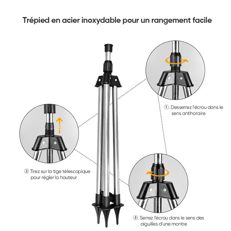 Tripod rotasjonskompensasjon | luvikno