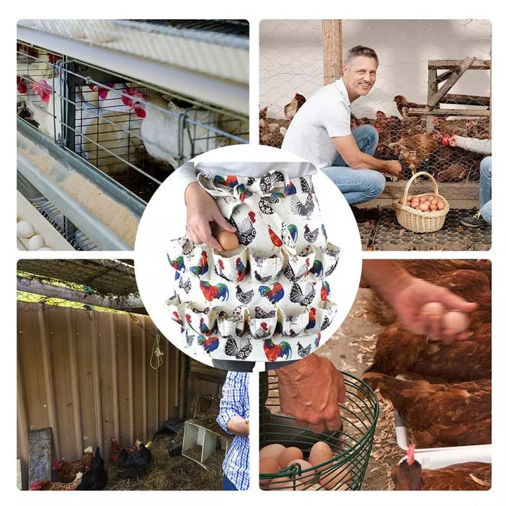 Multi-Lomme Egg Høsting Arbeidsforklær | Luvikno