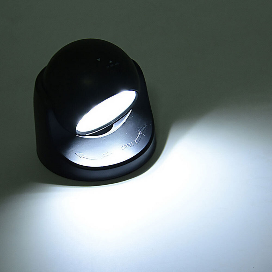 Luvikno | Trådløse batteridrevne eksterne sikkerhetslys – Bevegelsessensor LED spotlight for hjem, hage og veggbelysning