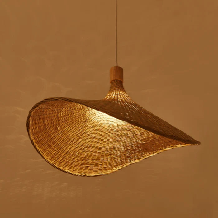 Wicker Pendellampe - RusticWeave | Luvikno
