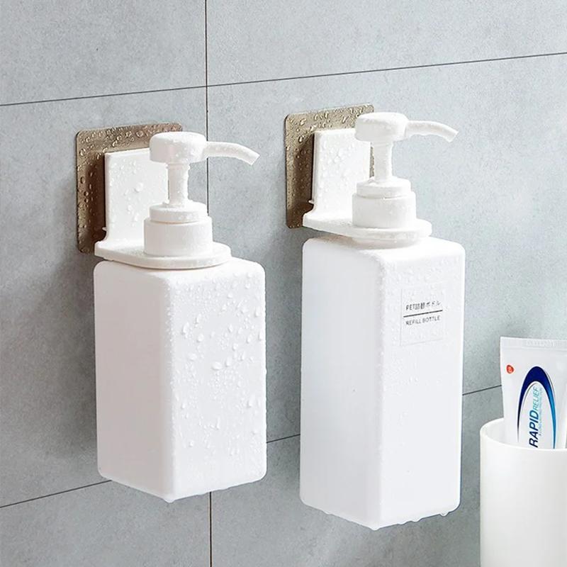Multifunksjonell pumpeflaske dispenserholder sjampo holder | Luvikno