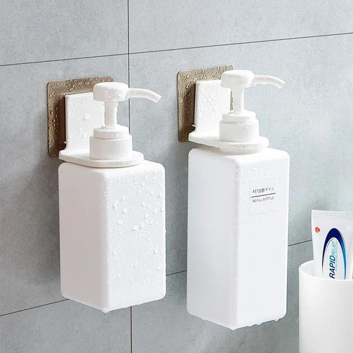 Multifunksjonell pumpeflaske dispenserholder sjampo holder | Luvikno