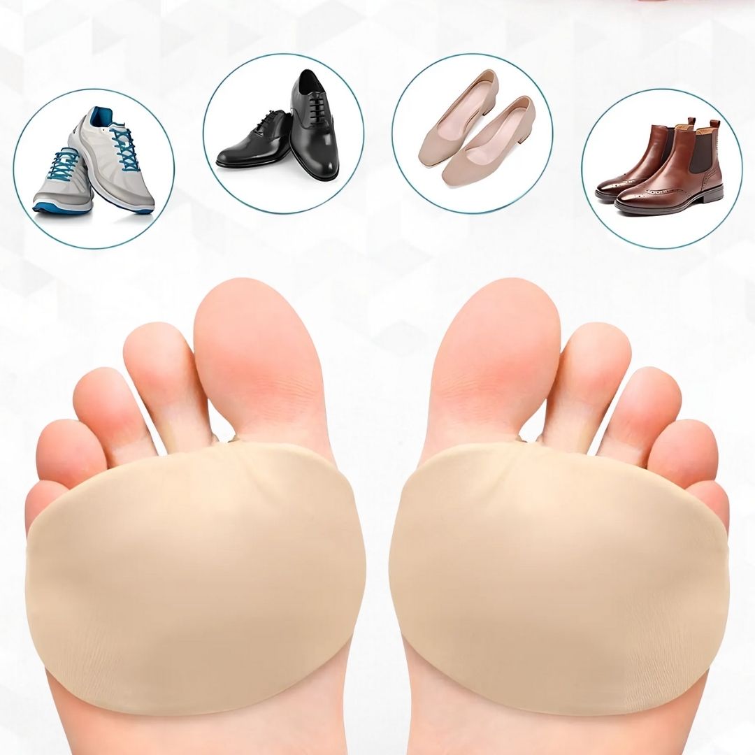 ComfortStep Mortons nevrom og metatarsalgia lindringsputer | Gelpute og metatarsal støtte | Fot smerte lindring for daglig komfort Luvikno