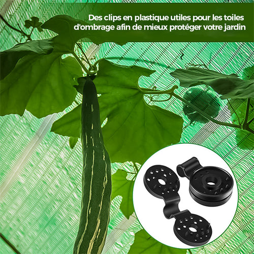 Plastikklemmer for skyggeklut | Luvikno