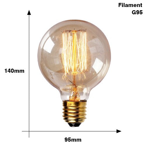 Dekorative vintage LED fleksiLuviknoe filament antikke pærer for hus | Luvikno