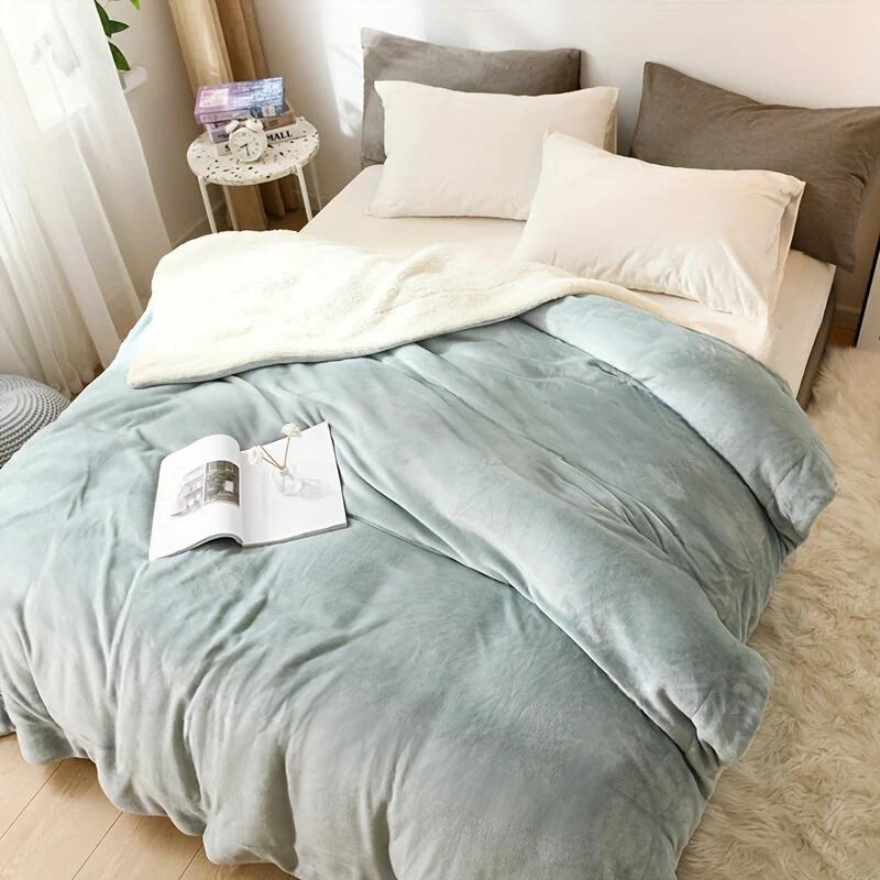 LuxeFlannel – Dobbelt-sidig Sherpa Teppe for Ultimat Komfort Luvikno
