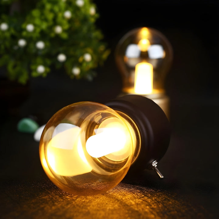 Bærbar Retro Bordlampe - LumiRetro | Luvikno