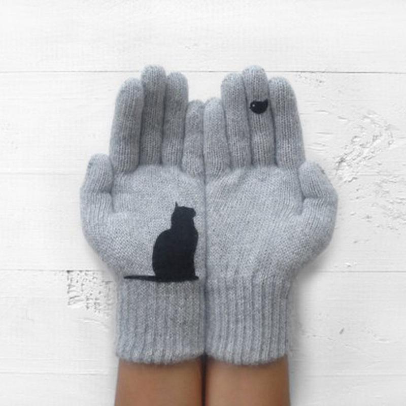 Luvikno | Kottongloves i kattestil