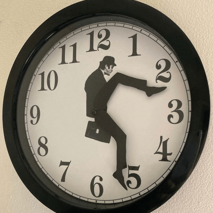 Ministry of Silly Walks Clock | Luvikno