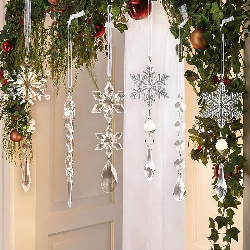 Crystal Christmas Snowflake Decoration | Luvikno