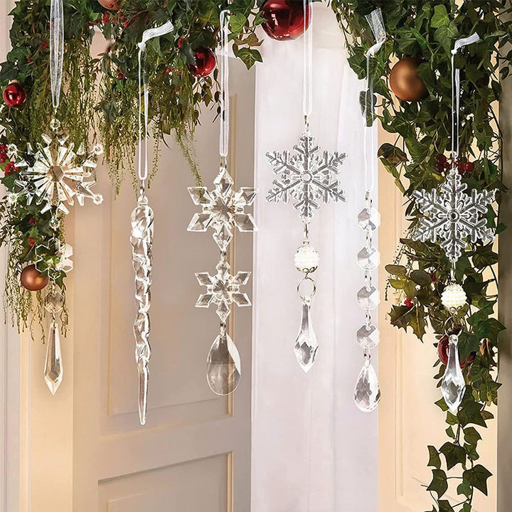 Crystal Christmas Snowflake Decoration | Luvikno