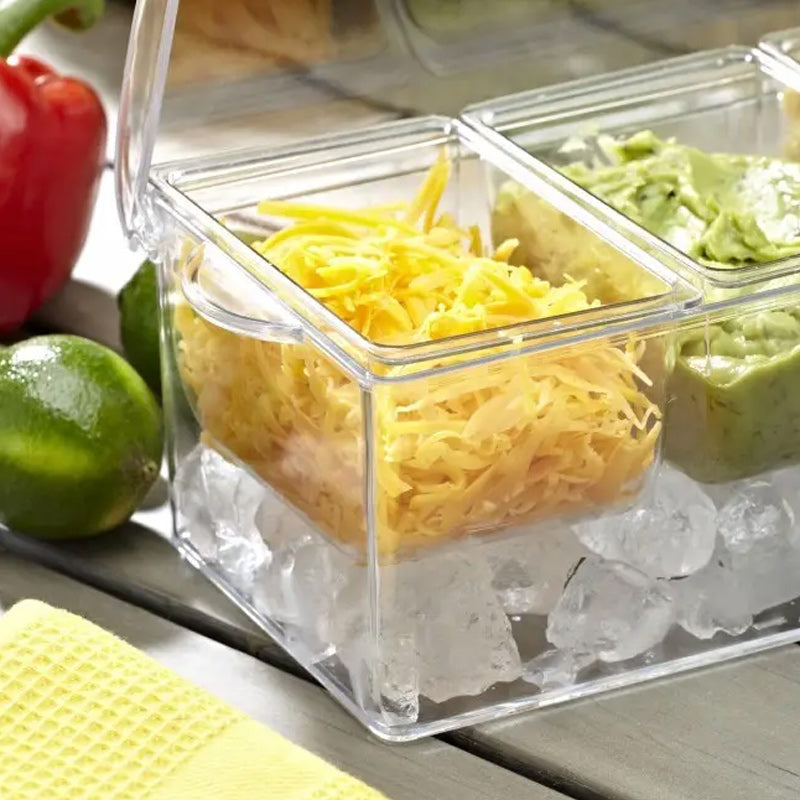 Ice Chilled Condiment Tray Set | Luvikno