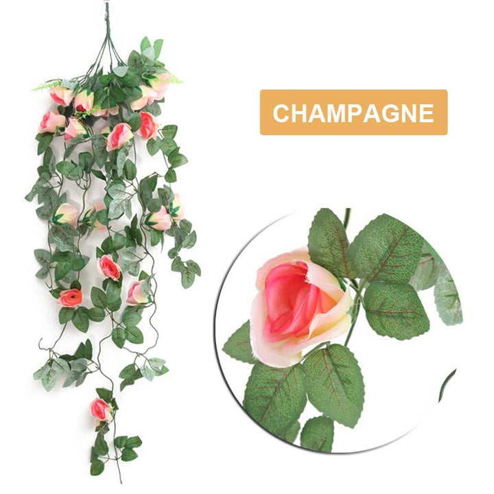 Veggd dekorasjon Hengende Blomster Vinstokk | Luvikno