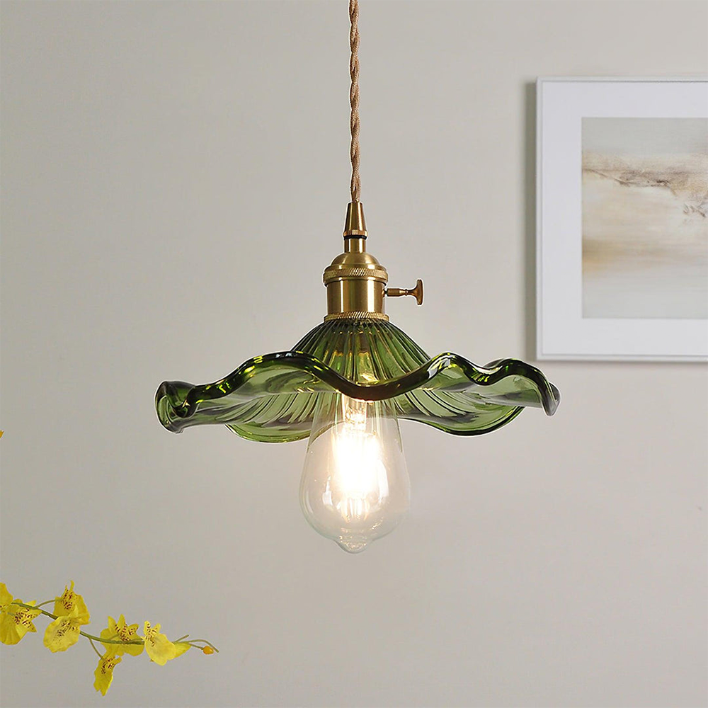 Trendy Hibiscus Blom Pendellampe - FlowerLite | Luvikno