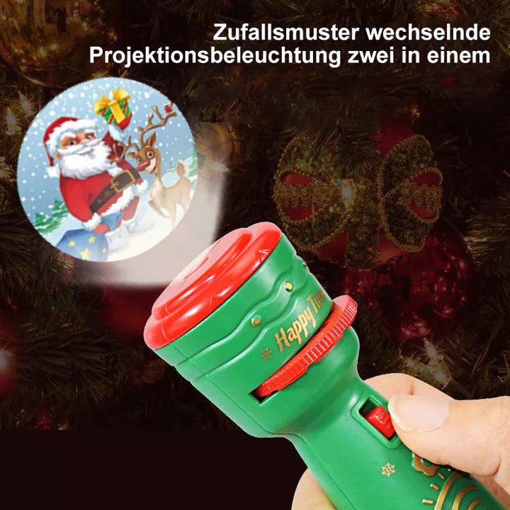 Luvikno | Julebelysende lommelykt-projektorlampe