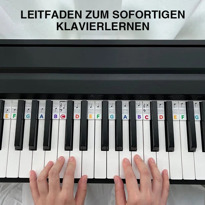 Luvikno | Avtagbare piano-tastatur notetiketter