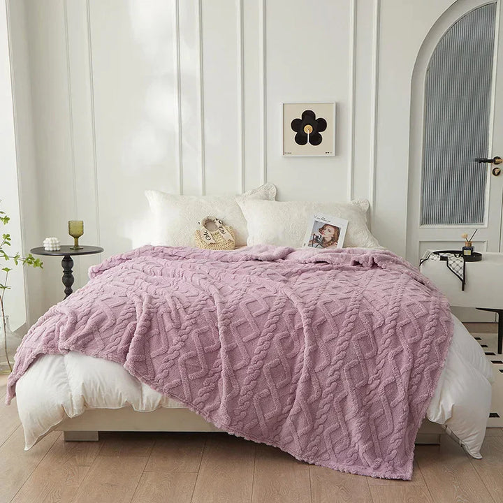 Luksus Lambswool TEppe for Soverom Luvikno