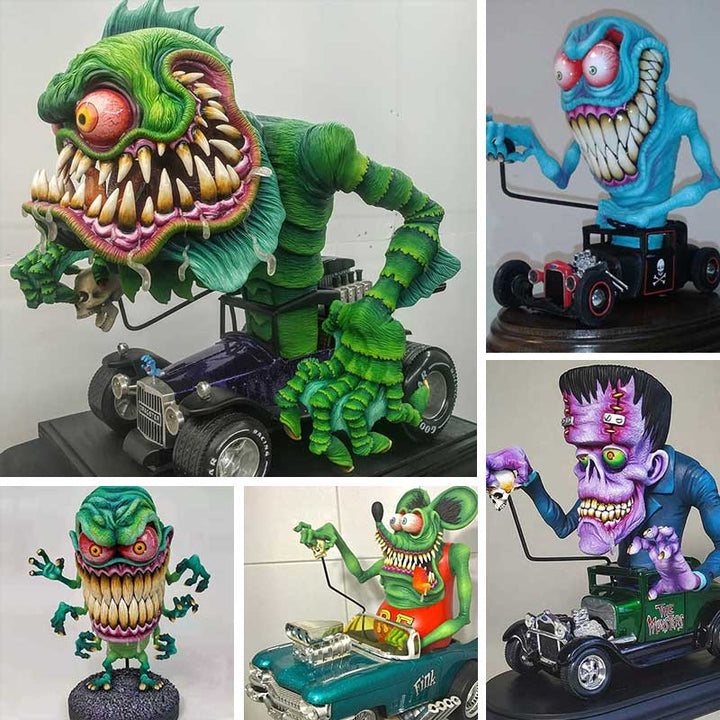 Sinne Stor Mun Monster Statuer | Luvikno