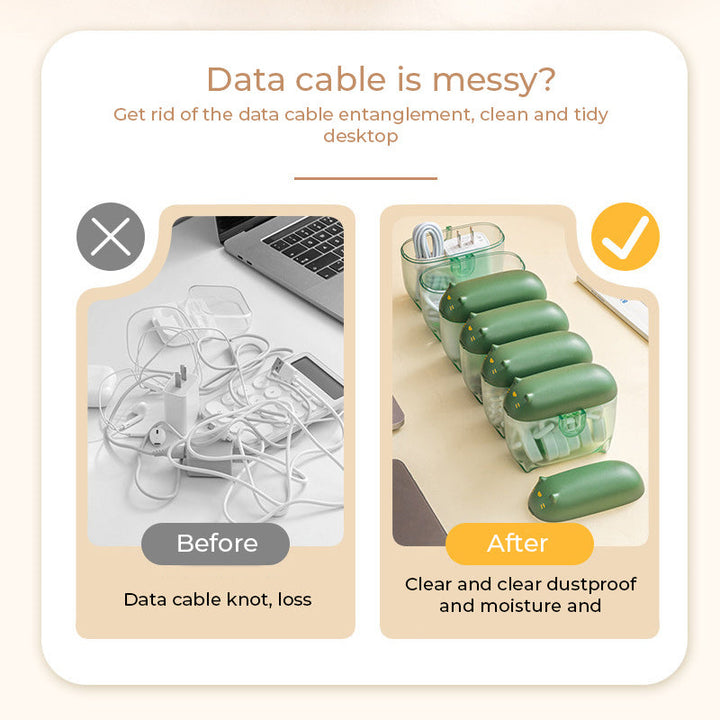 Cartoon Data Kabel Oppbevaringsboks | Luvikno
