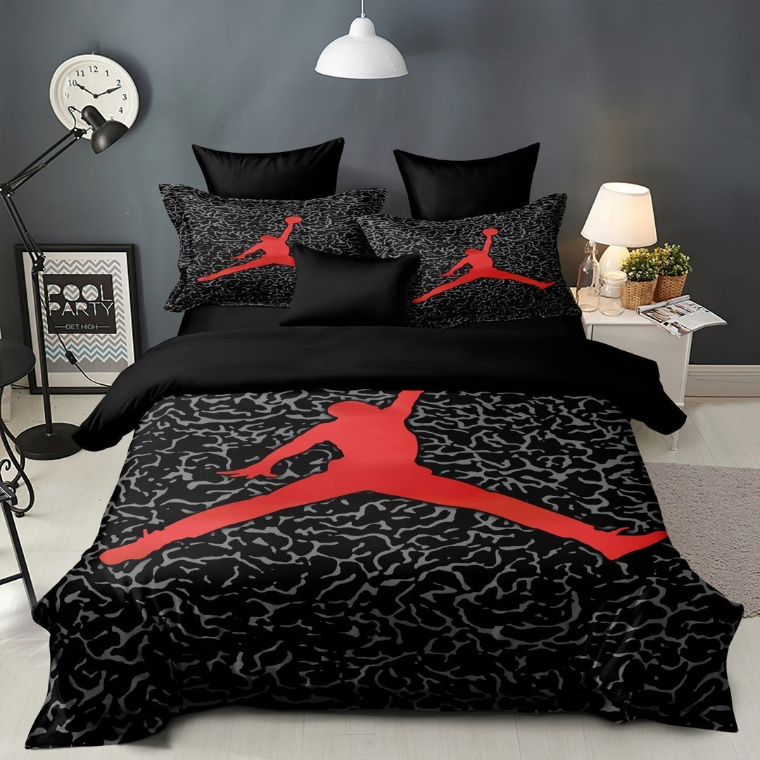 Luvikno | Sporty Basketball Duvet Cover Set – Stylish Night Viewer