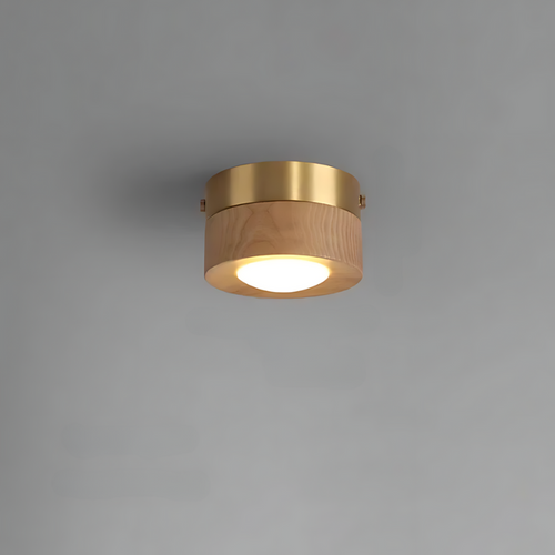 Luvikno | | Valnøtt taklampe med LED spotlights