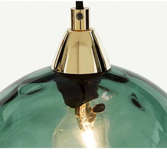 LumiSphere Pendellampe – Elegant Glassfære Belysning Luvikno