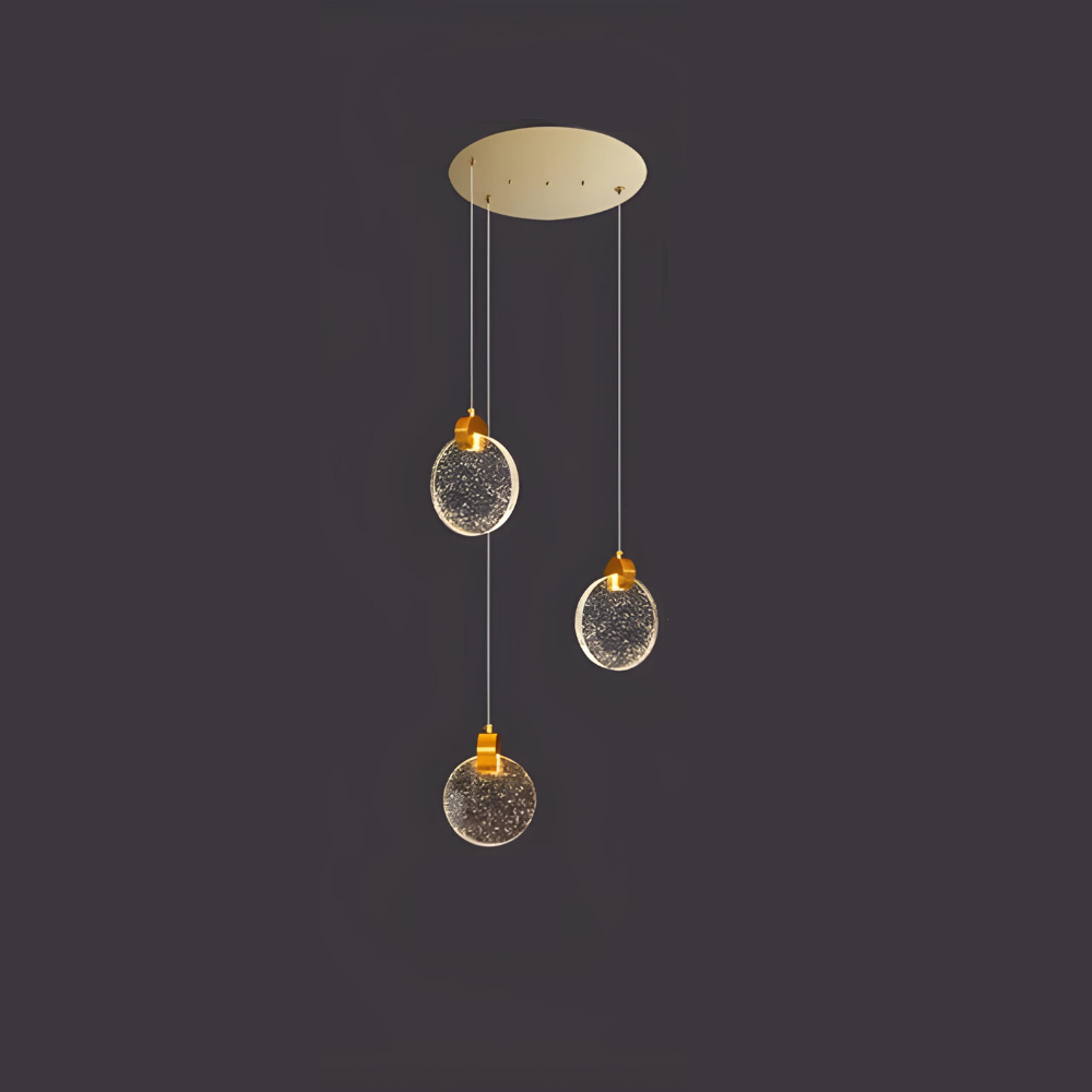 RayonsD’Or – Glass Ceiling Lamp for Elegant Atmosphere Luvikno