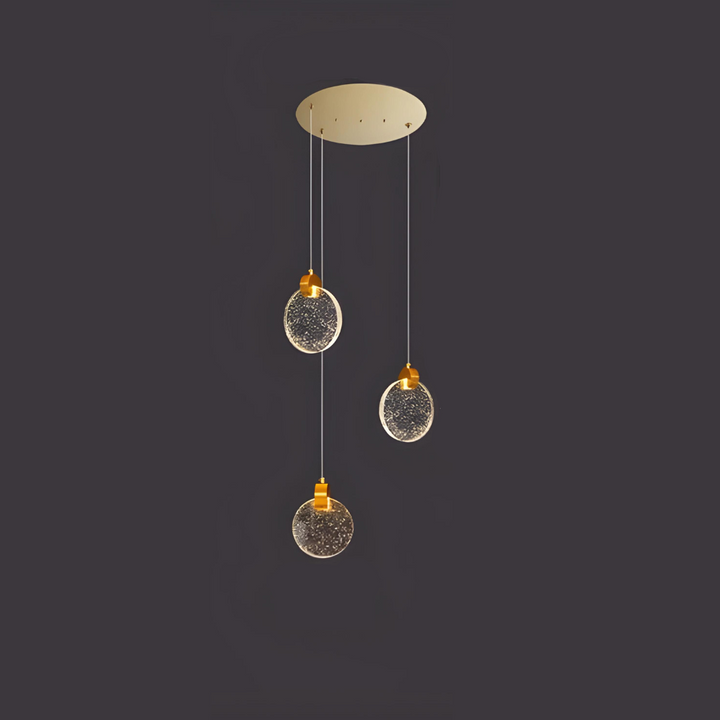 RayonsD’Or – Glass Ceiling Lamp for Elegant Atmosphere Luvikno