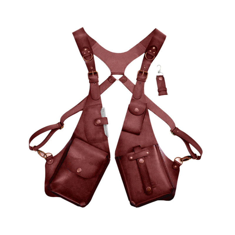 Medieval Steampunk skulderveske med retro stropp | Luvikno
