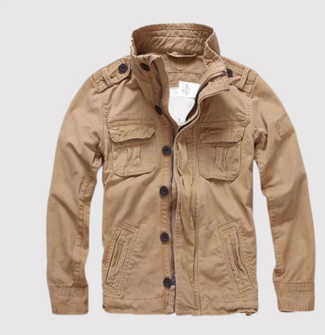 Retro farkkutakki, jossa on erilaisia taskuja