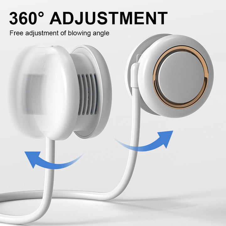 Sammenleggbart USB Mini Bærbar Nakkeventilator | Luvikno