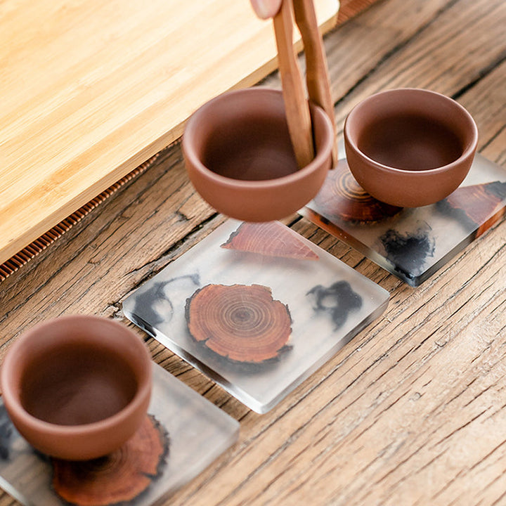Harz Pine Drink Coaster | Luvikno