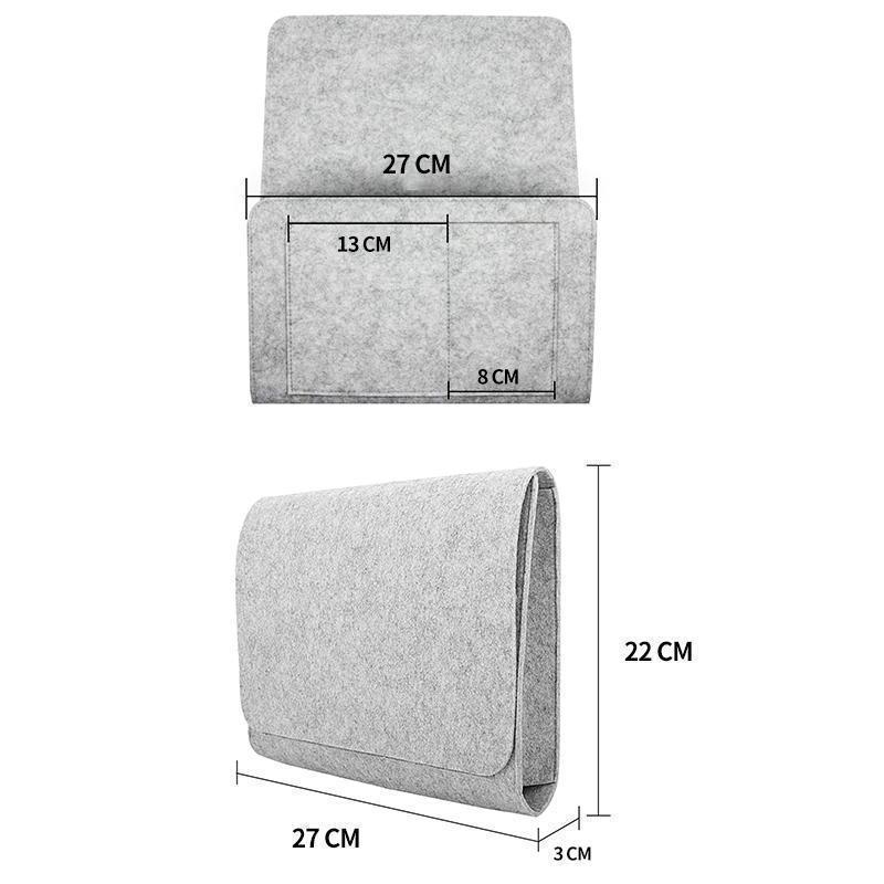 Luvikno | Filtramme Hengeorganizer Bag for Seng Sofa Skrivebord
