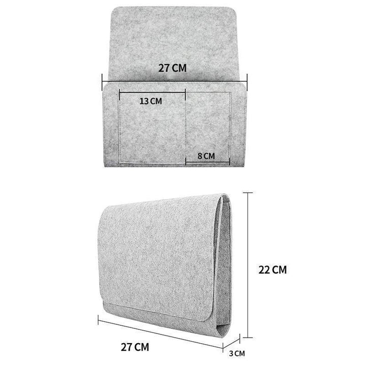 Luvikno | Filtramme Hengeorganizer Bag for Seng Sofa Skrivebord