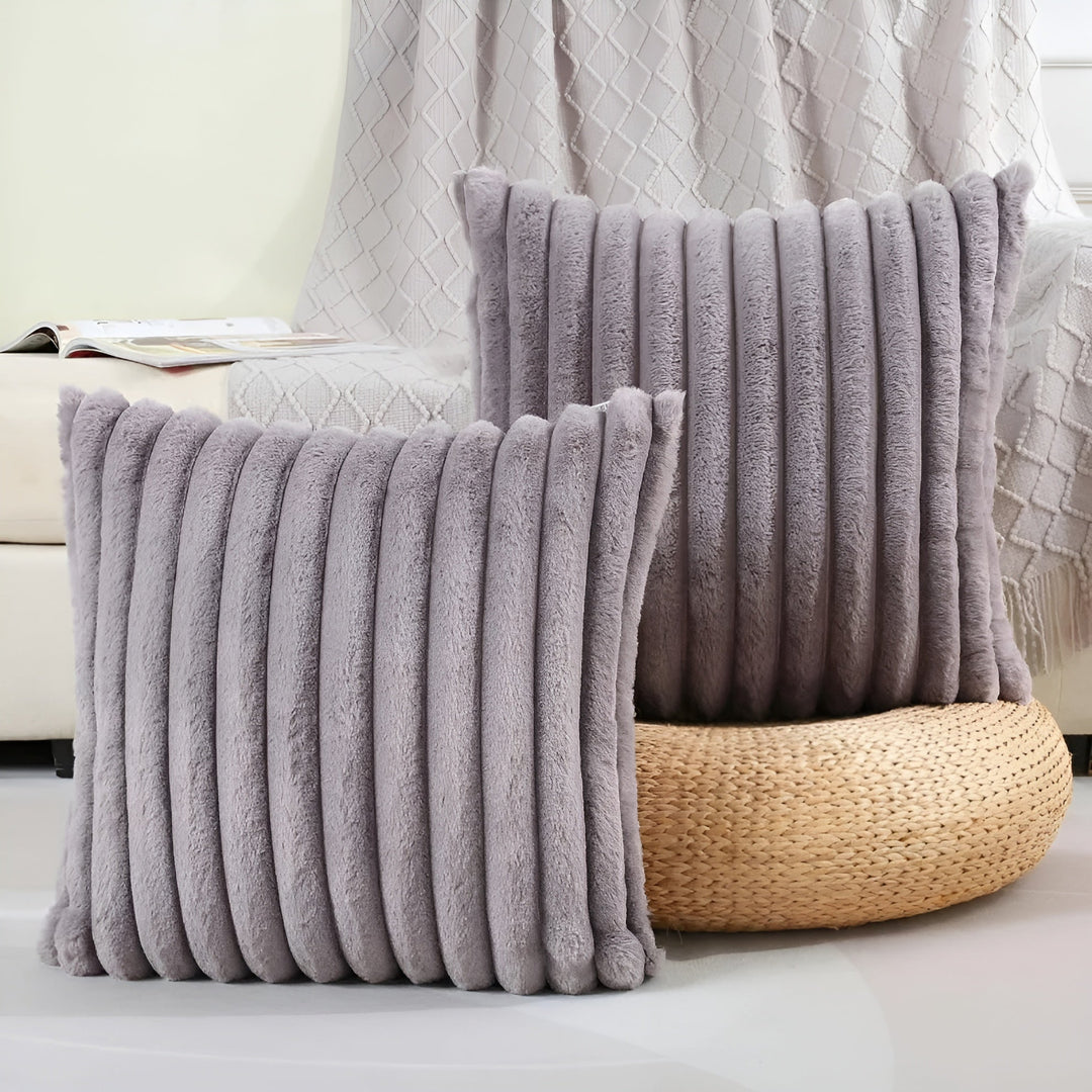 Myk dekorativ puteomslag – koselig og komfortabel | Ideell for sofa og seng | Luvikno