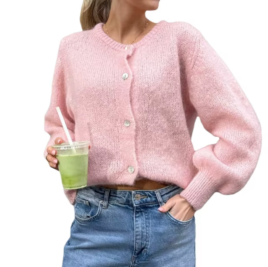 Luvik | Neulecardigan napituksella