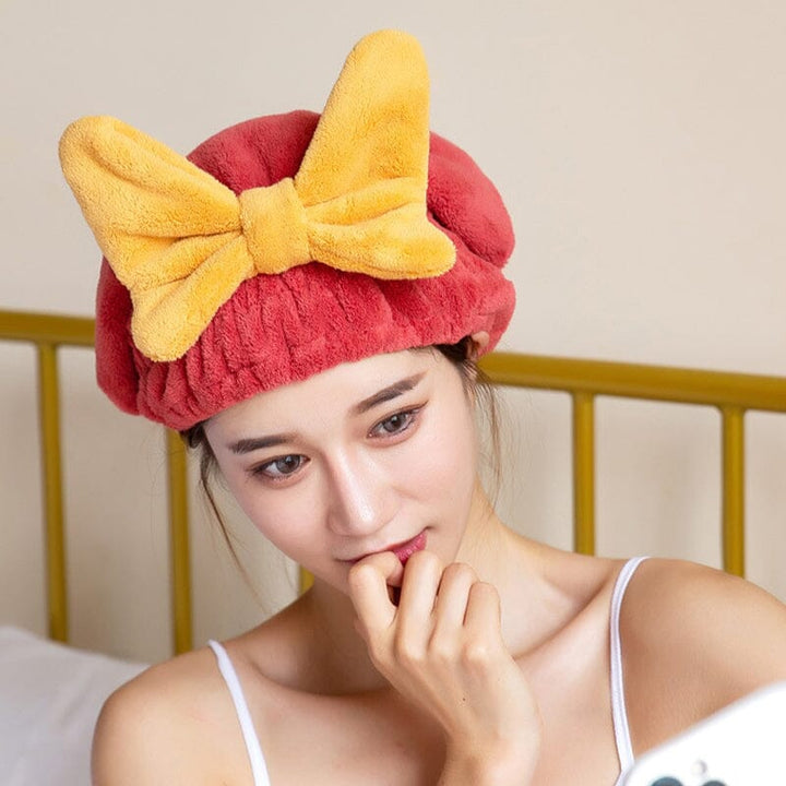 Super absorberende hårhåndkleinnpakning for vått hår | Luvikno