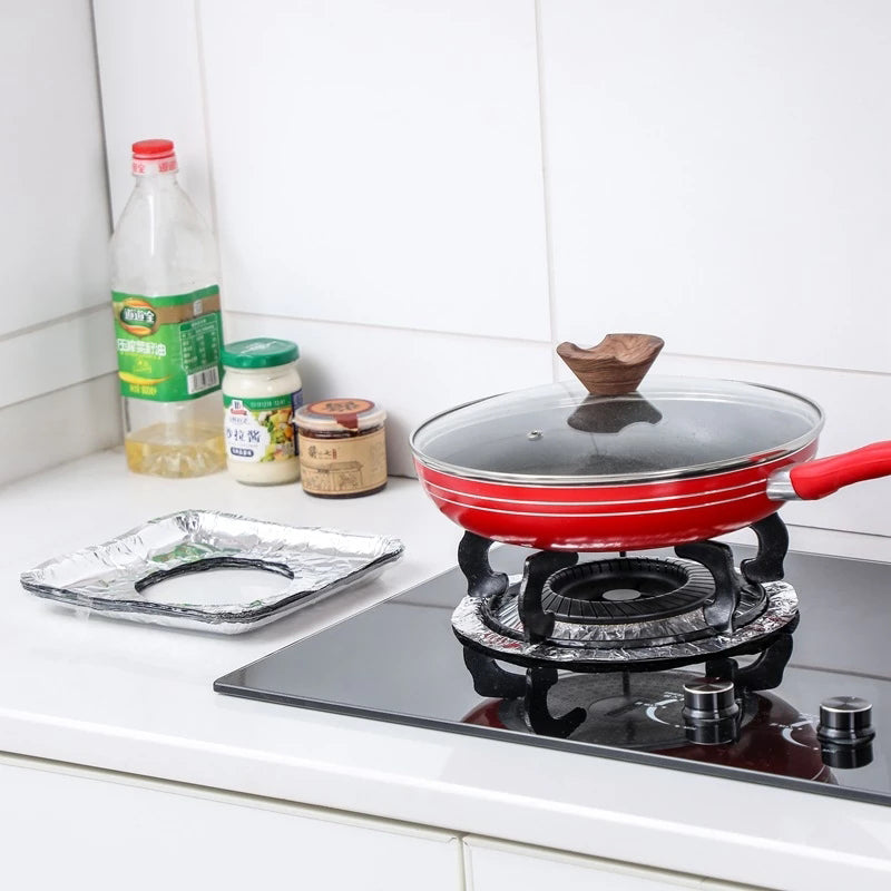 Gassovn Aluminiumsfolie Pad | Luvikno