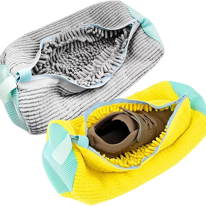 ShoeGuard | Sko Vaskemaskin Pose – Beskyttende Polstring – Mesh Stoff – Treningspleie Luvikno
