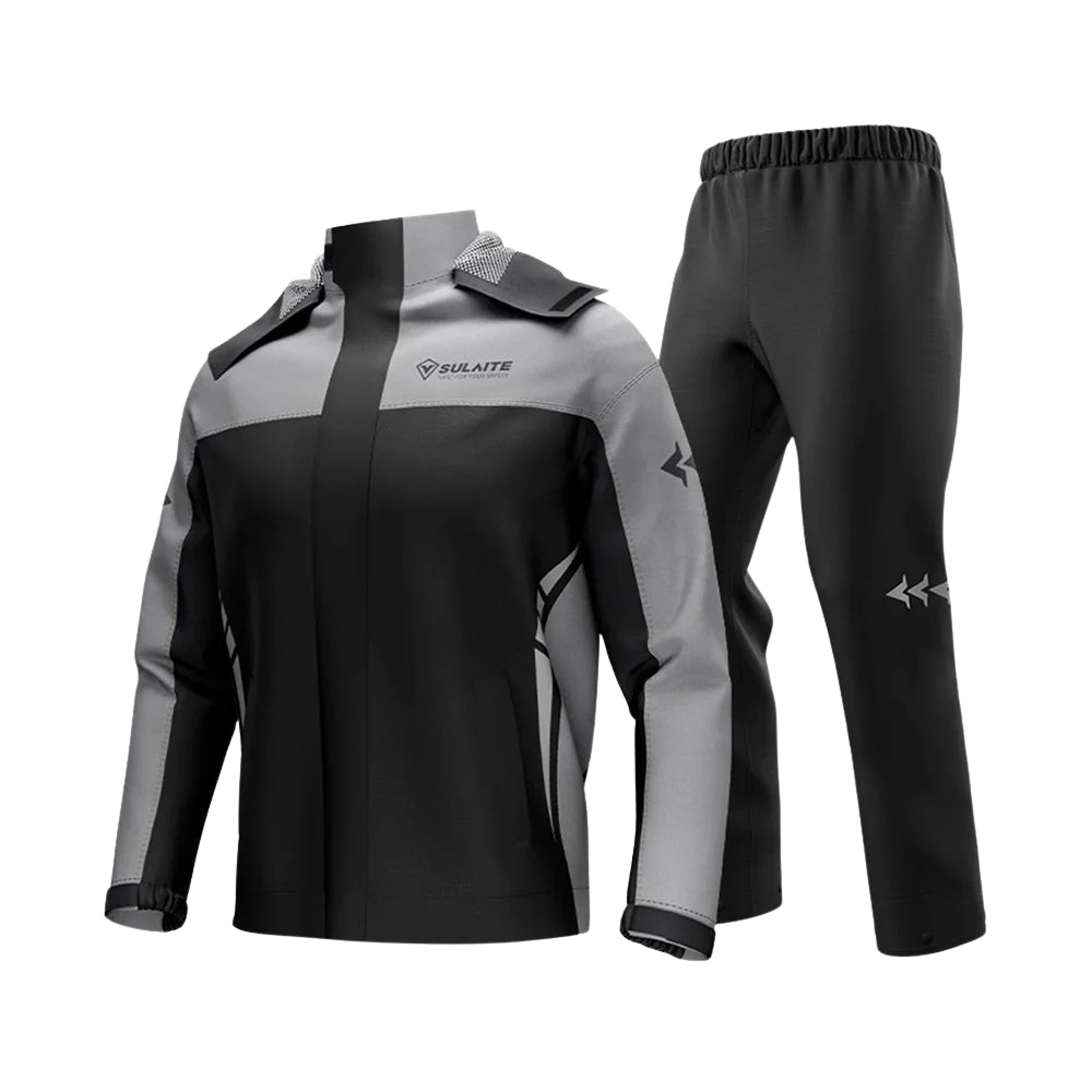 Luvik | Unisex Motorsykkel Regnjakke - vanntett og pustende - Lett design