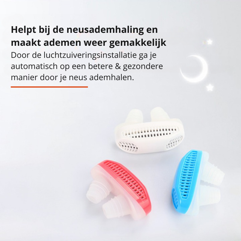 PureSleep 2-i-1 - Anti-snorking og Luftrenser Luvikno
